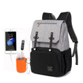 2019 Diaper Bag Mummy Daddy Backpack Baby Stroller Bag Waterproof Handbag Nursing Nappy Bag Kits USB